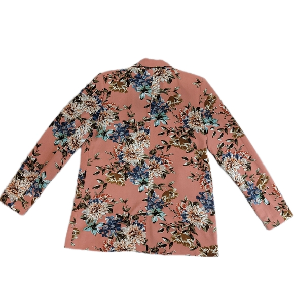 Carolina Belle Coral and Floral Blazer Women's Medium - Picture 2 of 6